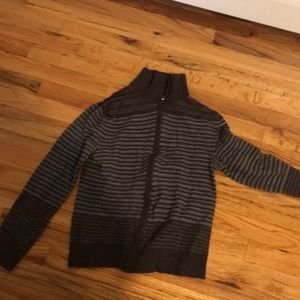 Banana republic zip sweater merino wool